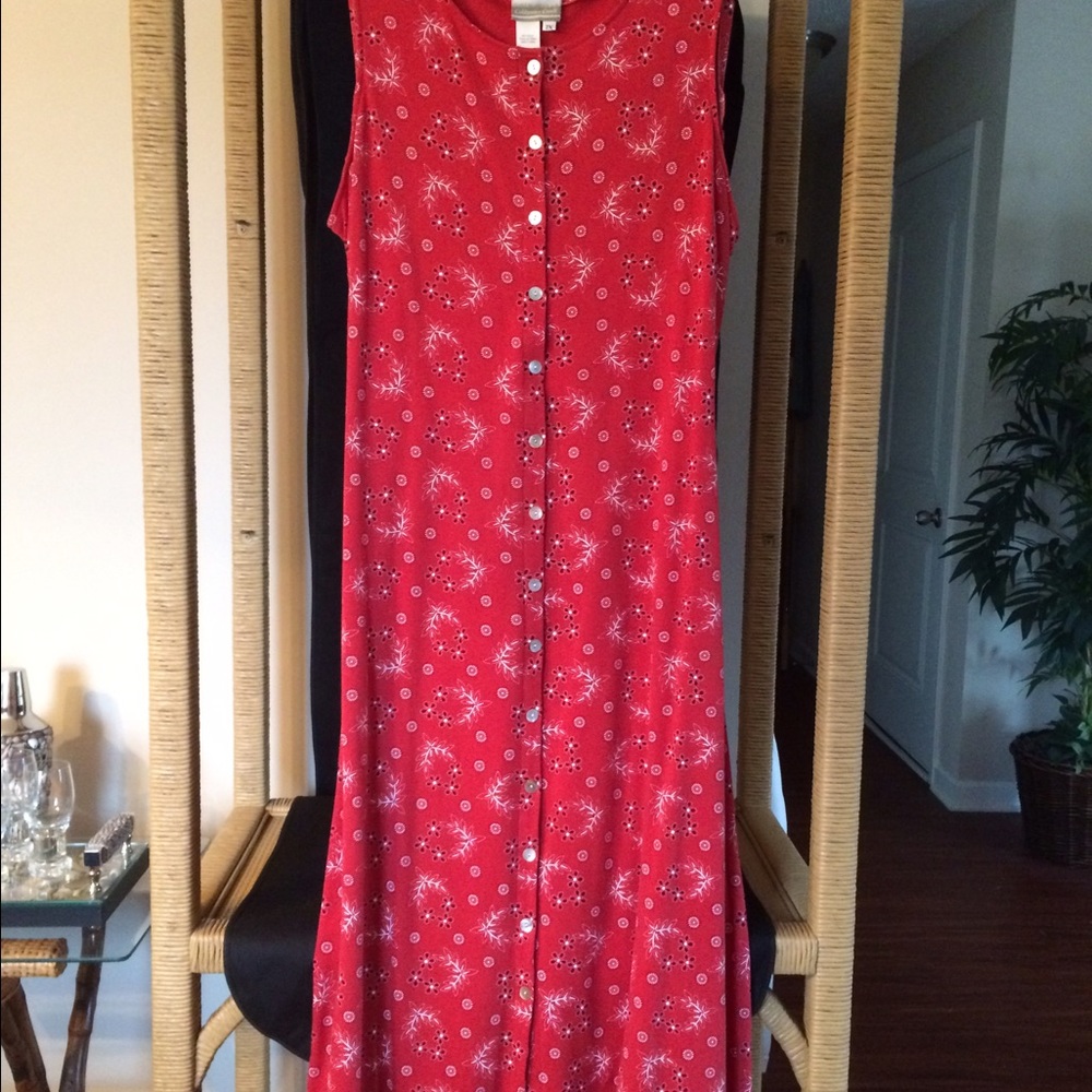 ColdwaterCreek Sleeveless Maxi Dress 2X